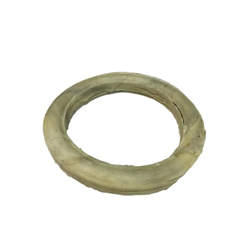 Pressede oksehud tyggering Ø 16 cm 160-165 g - robust hundesnack
